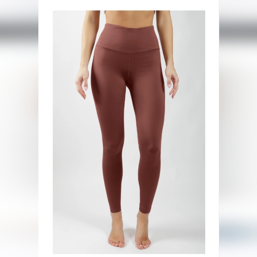High Waist Fleece Lined Legging (Nude color)